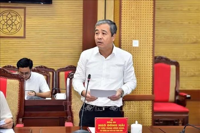 Phó Trưởng Ban Tuyên giáo Trung ương Ngô Đông Hải thông qua tóm tắt báo cáo kiểm tra, giám sát năm 2026 (đợt 3) đối với Ban Thường vụ Tỉnh ủy Tuyên Quang.