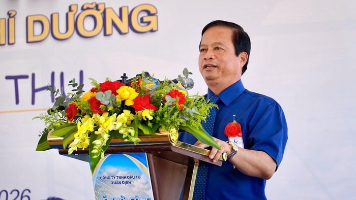 Phó Chủ tịch thường trực UBND tỉnh Nguyễn Tuấn Thanh phát biểu tại buổi lễ. Ảnh: Sỹ Thắng/TTXVN