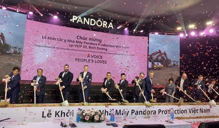 Tập đoàn Pandora thực hiện nghi thức khởi công dự án tại Việt Nam