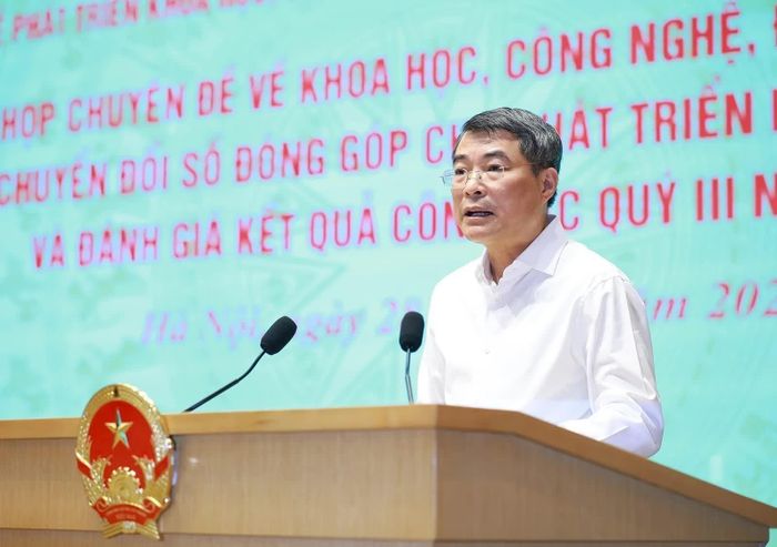 Thủ tướng Chính phủ Lê Minh Hưng phát biểu chỉ đạo tại phiên họp. Ảnh: TTXVN