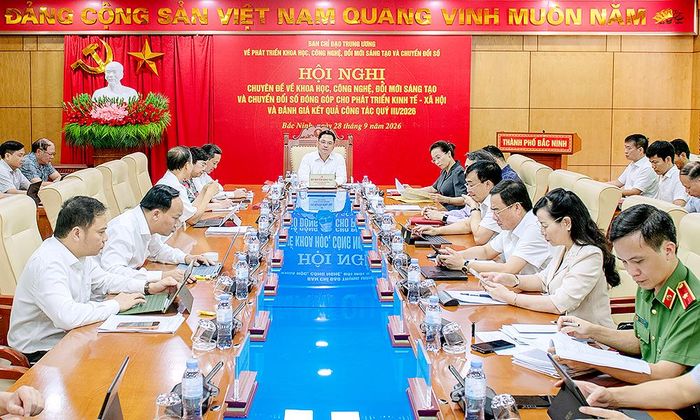 Đại biểu dự tại điểm cầu thành phố Bắc Ninh.
