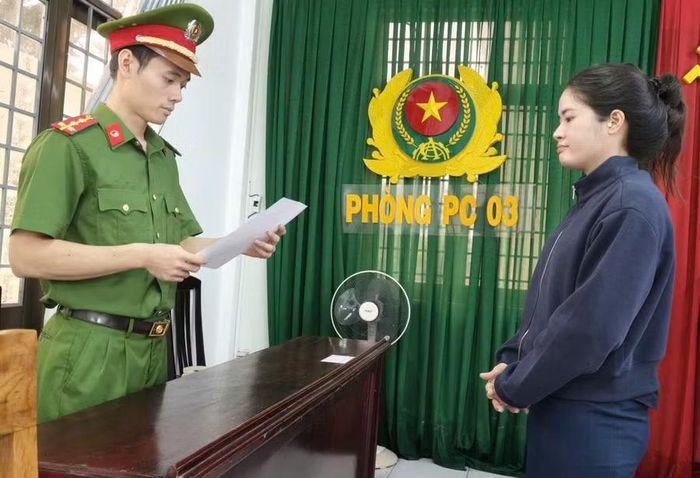  Đối tượng Lan Anh đã bị khởi tố trong vụ án. Ảnh: Văn Tài 
