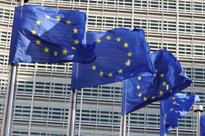  Cờ Liên minh châu Âu (EU). Ảnh: Xinhua 