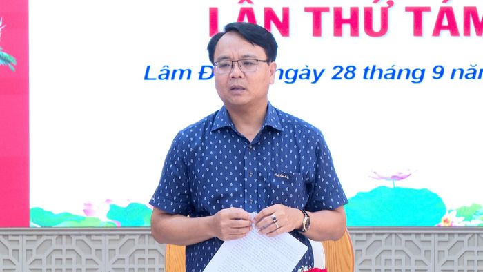 Đồng chí Đặng Hồng Sỹ, Phó Bí thư Thường trực Tỉnh ủy Lâm Đồng đề nghị Đảng ủy Các cơ quan Đảng tỉnh tiếp tục rà soát, hoàn thành các nhiệm vụ được giao năm 2026