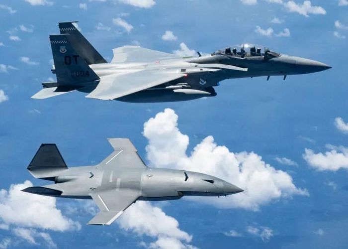 F-16 trong tương lai có thể hoạt động phối hợp với UAV chiến đấu