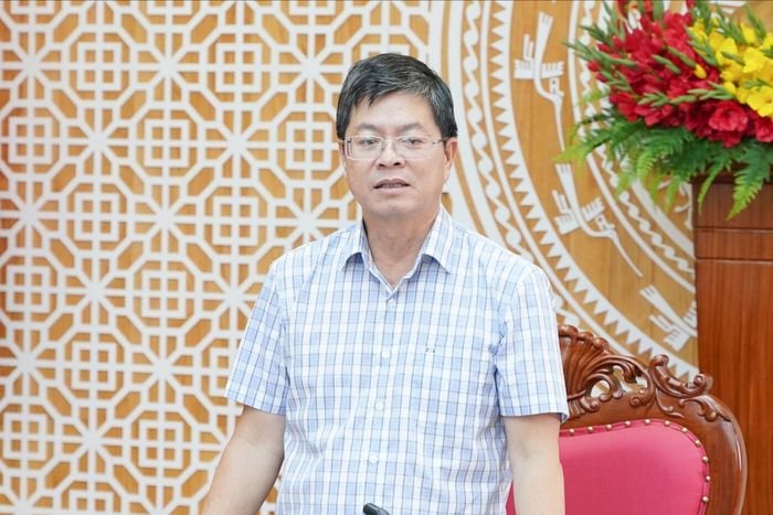 Ủy viên Ban Thường vụ Tỉnh ủy, Phó Chủ tịch Thường trực UBND tỉnh Nguyễn Hồng Hải phát biểu kết luận tại buổi làm việc