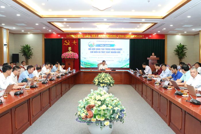 Hội nghị chuyên đề “Đổi mới sáng tạo trong nông nghiệp, chế biến và truy xuất nguồn gốc”.