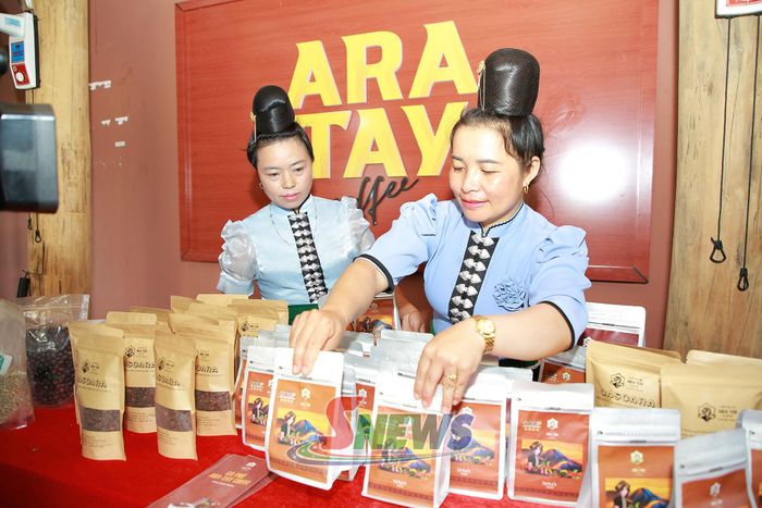 Sản phẩm cà phê của HTX Aratay Coffee, xã Chiềng Mai