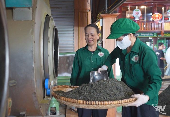 Công nghệ sản xuất được ứng dụng trong chế biến chè.
