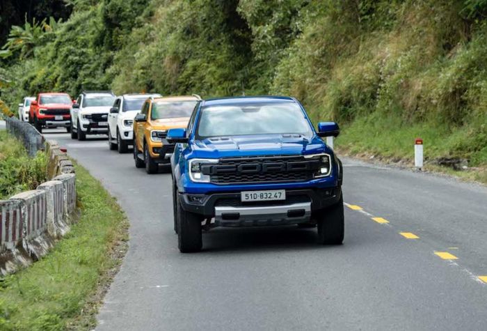 Đội hình xe Ford tại Việt Nam khá đa dạng
