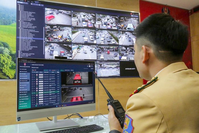 Hệ thống camera AI tại Hà Nội hoạt động 24/24h.