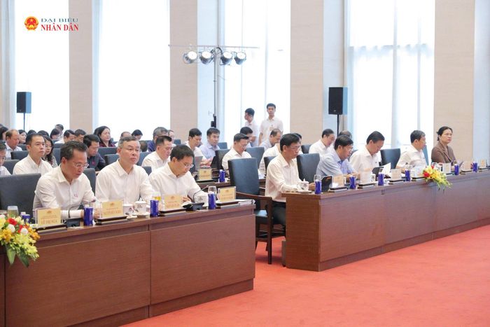 Các đại biểu dự hội nghị. Ảnh: Hồ Long