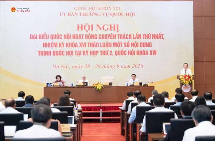 Chủ tịch Quốc hội Trần Thanh Mẫn phát biểu khai mạc hội nghị. Ảnh: Lâm Hiển