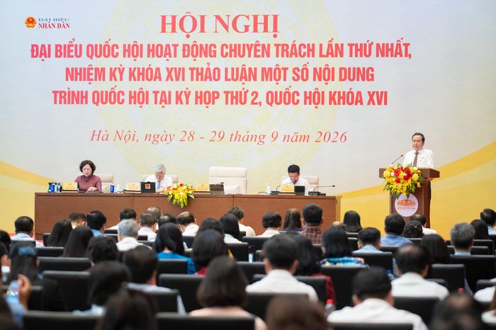 Chủ tịch Quốc hội Trần Thanh Mẫn phát biểu khai mạc hội nghị