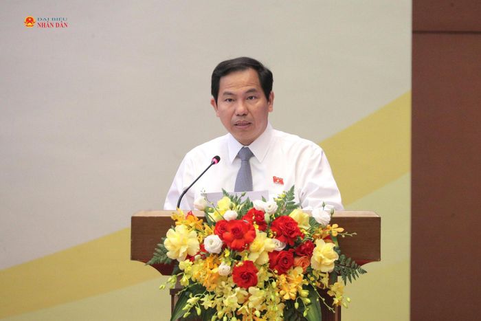 Tổng Thư ký Quốc hội, Chủ nhiệm Văn phòng Quốc hội Lê Quang Mạnh tuyên bố lý do, giới thiệu đại biểu