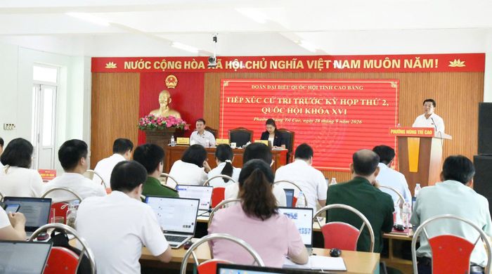 Toàn cảnh buổi tiếp xúc Ảnh: Nguyễn Thúy