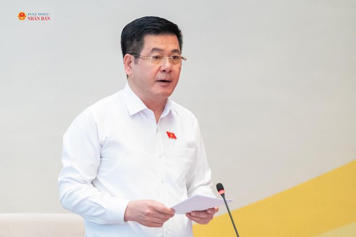 Phó Chủ tịch Quốc hội Nguyễn Hồng Diên điều hành phiên thảo luận. Ảnh: Phạm Thắng