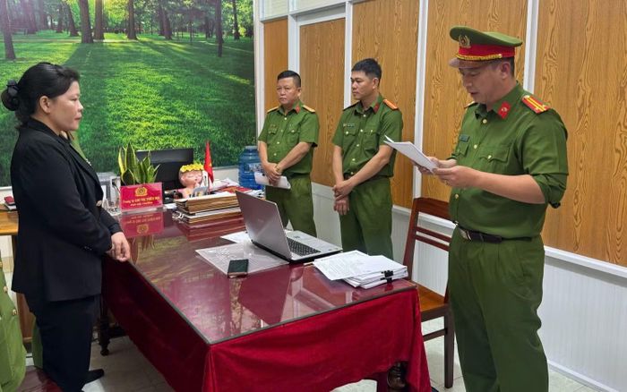 Cơ quan Công an thi hành lệnh bắt đối với Trần Thị Thu vào tháng 3/2026.
