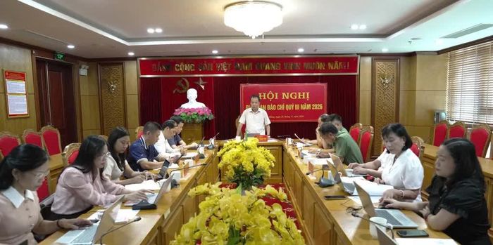 Trưởng Ban Tuyên giáo Tỉnh ủy Nông Thanh Tùng kết luận hội nghị.