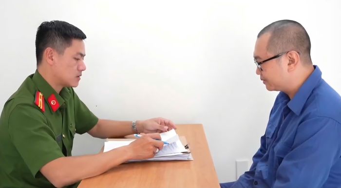 Lấy lời khai Lê Đăng Khôi