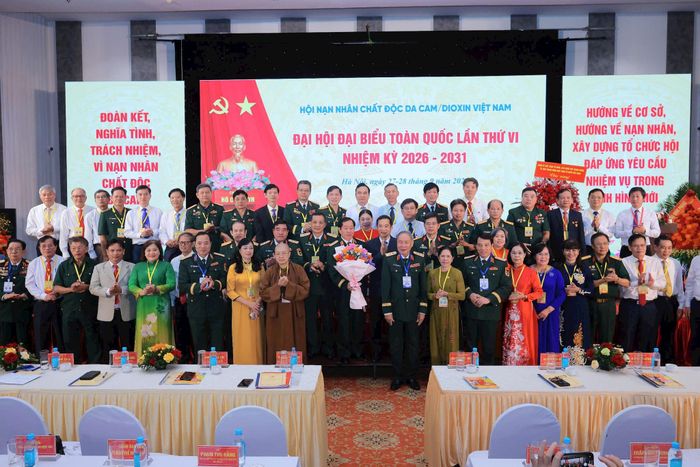 Ra mắt Ban Chấp hành Hội Nạn nhân chất độc da cam/dioxin Việt Nam lần thứ VI, nhiệm kỳ 2026-2031. Ảnh: Thu Minh