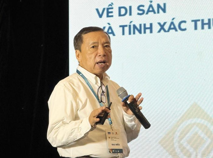 PGS.TS Tống Trung Tín, Chủ tịch Hội Khảo cổ học Việt Nam nhiệm kỳ 2025-2030. Ảnh: Kiều Thoan Thu