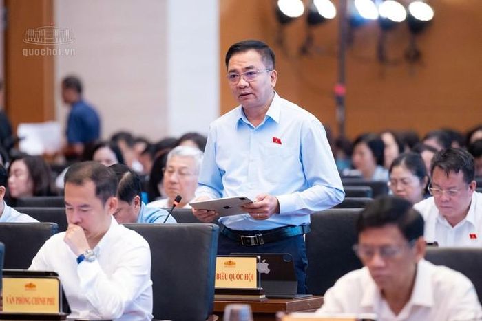 Đại biểu Nguyễn Minh Đức, Đoàn ĐBQH Thành phố Hồ Chí Minh. Ảnh: Media Quốc hội