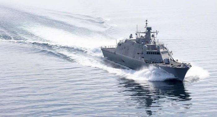 Tàu USS Indianapolis (LCS-17), một tàu chiến ven biển lớp Freedom của Mỹ. (Ảnh: Lockheed Martin)