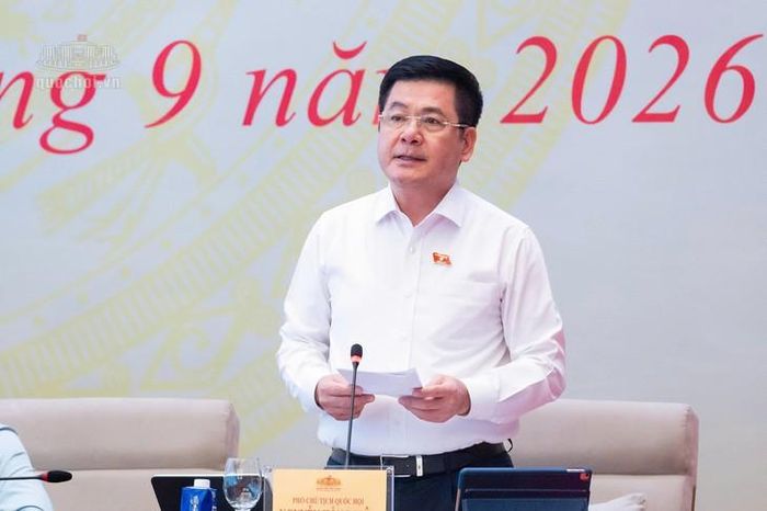 Phó Chủ tịch Quốc hội Nguyễn Hồng Diên phát biểu kết luận Hội nghị. Ảnh: Media Quốc hội