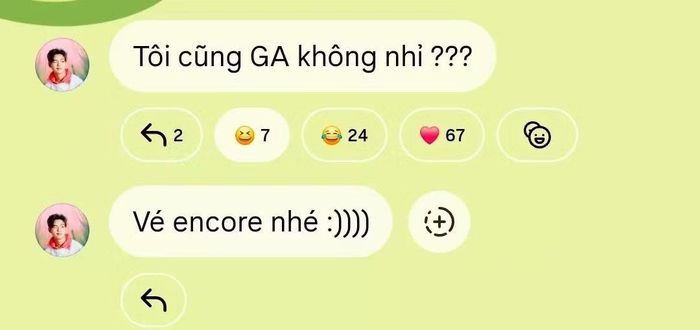  Giữa không khí gây quỹ sôi động của Archer, buitruonglinh sẵn sàng góp vui với GA vé encore. 