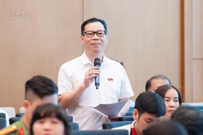 ĐBQH Đỗ Đức Hồng Hà (đoàn Hà Nội) phát biểu thảo luận
