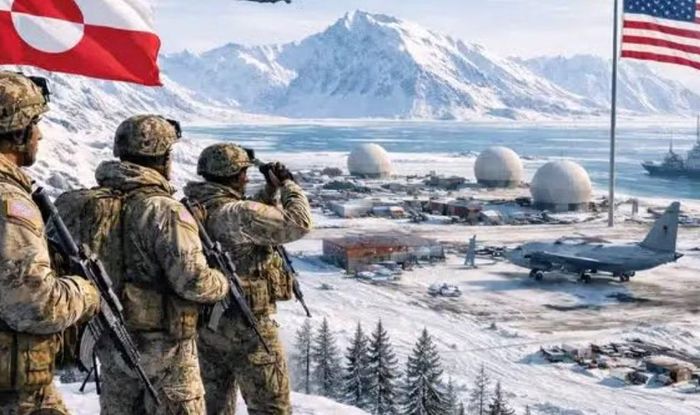 Giáo sư Marc Lanteigne thuộc Đại học Bắc Cực Na Uy nhận định trọng tâm ngày càng lớn là giám sát các tuyến hàng hải chiến lược quanh Greenland.