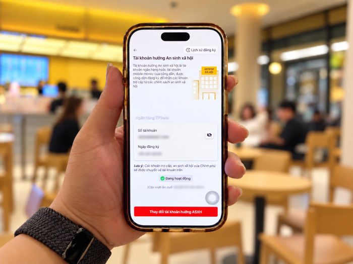  Tài khoản an sinh xã hội trên VNeID. Ảnh: Quang Nam.