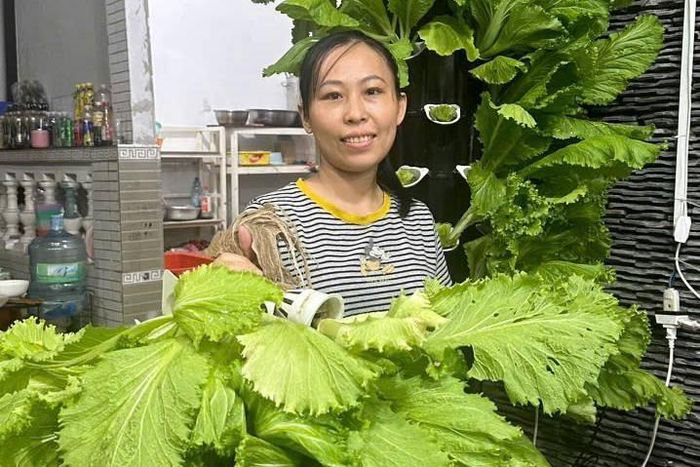 Quán bánh xèo hiện được đặt tại nhà chị Bích Nhi ở phường Chánh Hưng, TP.HCM.