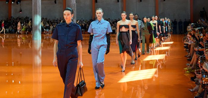  BST Xuân/Hè 2027 của Prada tại Tuần lễ Thời trang ở Milan. Ảnh: Prada.
