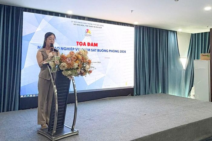 Đại diện Sở VHTTDL TP. Đà Nẵng phát biểu khai mạc toạ đàm