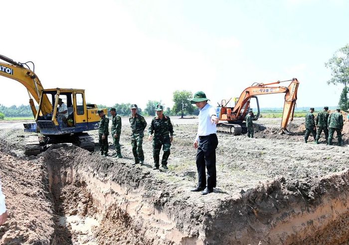 Tây Ninh tổ chức mở rộng vị trí tìm kiếm, quy tập hài cốt liệt sĩ trên địa bàn xã Tân Thành