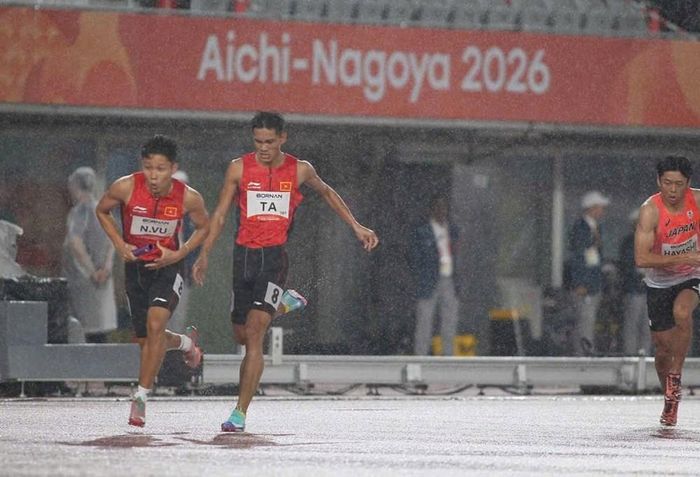Các chân chạy Việt Nam không có được thành tích tốt ở nội dung tiếp sức 4x400m nam