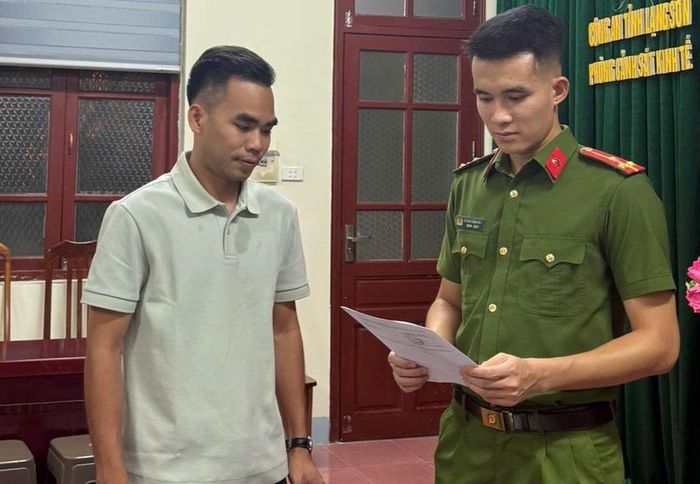 Cơ quan Cảnh sát điều tra Công an tỉnh khởi tố bị can Hoàng Minh Hậu.
