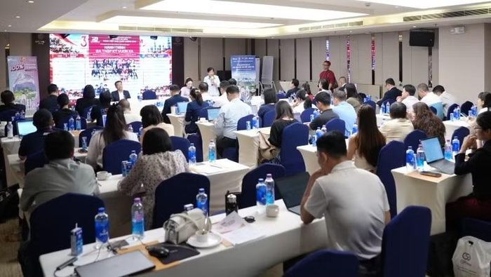 Quang cảnh buổi họp báo. (Ảnh: CTV)