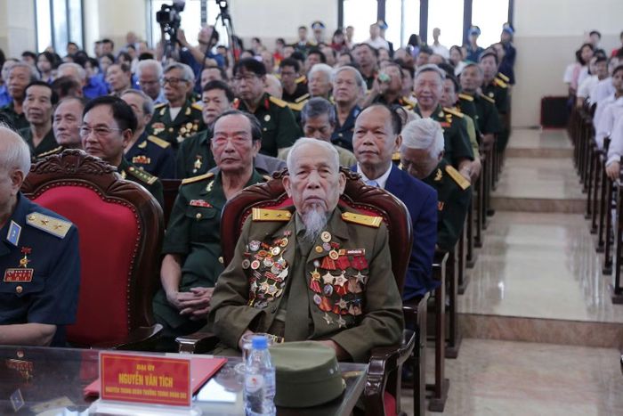 Đại úy Nguyễn Văn Tích. (Ảnh: Mai Tú)
