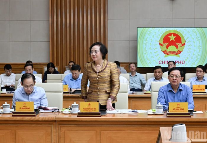 Phó Thủ tướng Phạm Thị Thanh Trà phát biểu tại hội nghị.