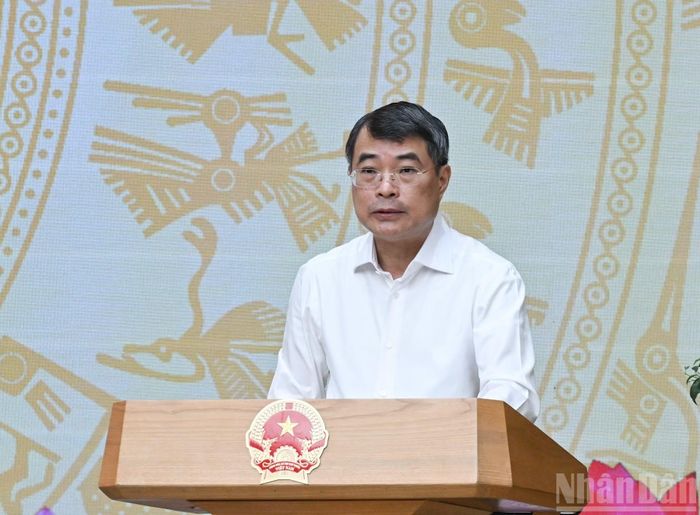 Bí thư Đảng ủy Chính phủ, Thủ tướng Chính phủ Lê Minh Hưng phát biểu khai mạc Hội nghị Ban Thường vụ Đảng ủy Chính phủ và Ban Thường vụ Đảng ủy Quốc hội.