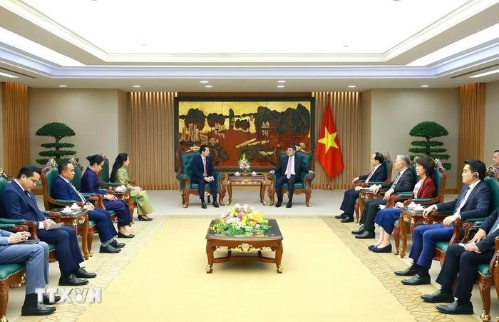 Quang cảnh buổi tiếp.