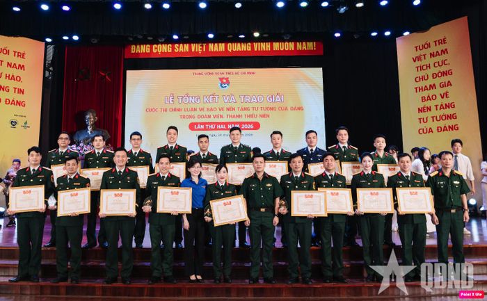  Đoàn viên, thanh niên Quân đội đạt nhiều giải thưởng tại cuộc thi.