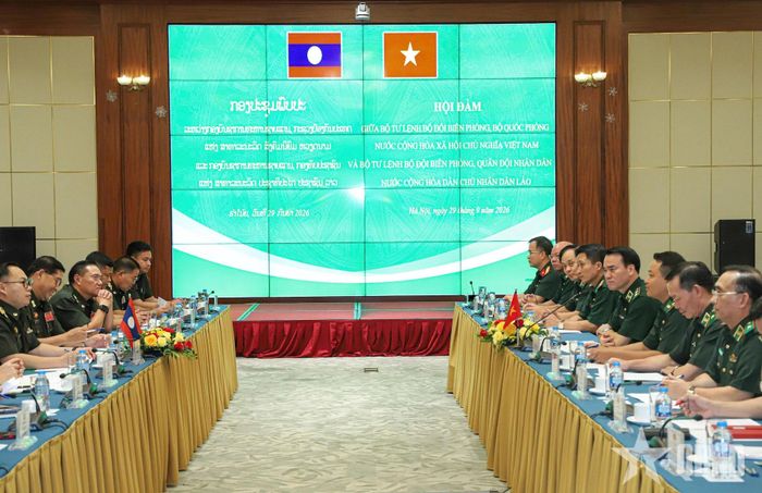 Quang cảnh hội đàm.