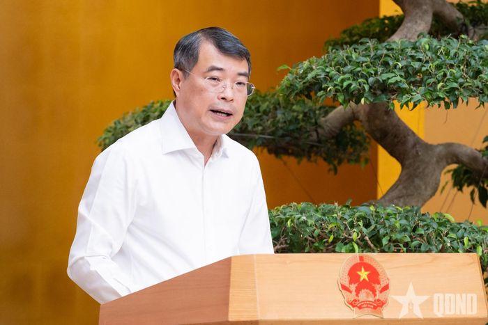 Thủ tướng Chính phủ Lê Minh Hưng phát biểu tại hội nghị. Ảnh: VŨ HIẾU