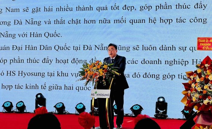 Ông Hang Jung IL – Tổng Lãnh sự quán Hàn Quốc tại Đà Nẵng chia sẻ.