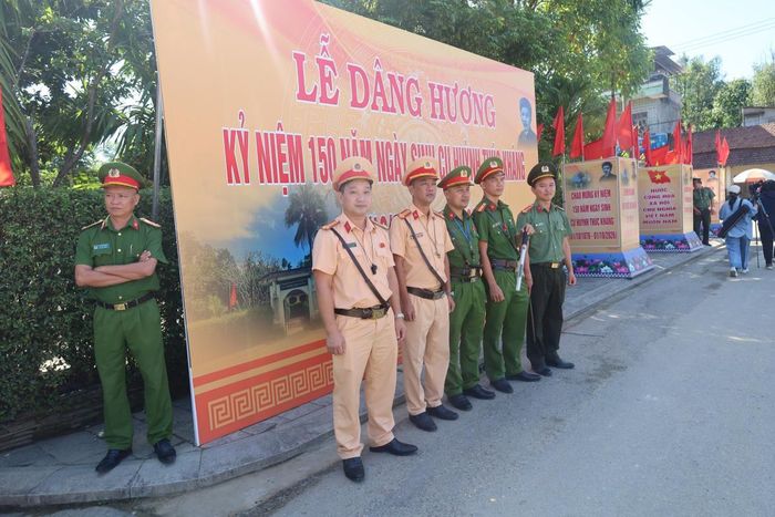 Công an TP Đà Nẵng đảm bảo an ninh tại buổi lễ.