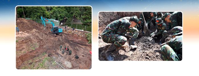  Các lực lượng tiếp tục mở rộng phạm vi tìm kiếm tại Khu B, Công viên Lê thị Riêng 